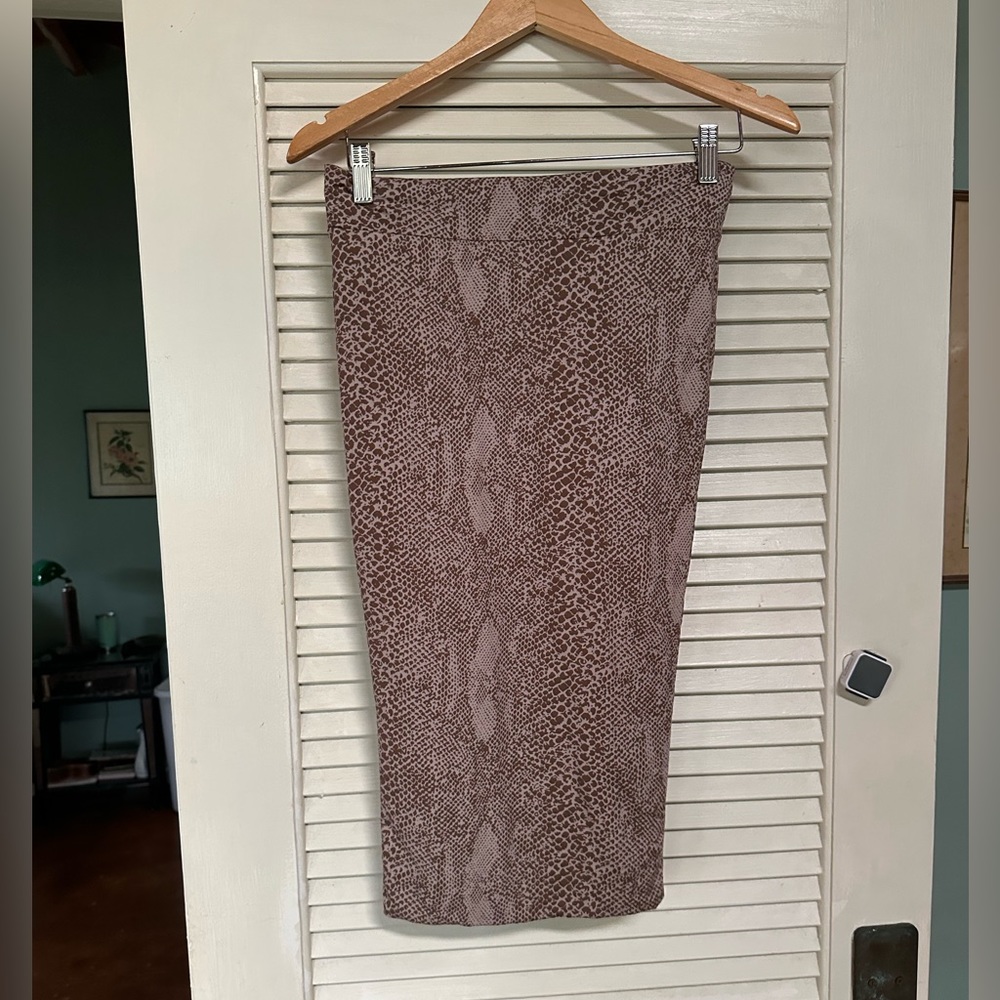 Acacia Snake Skin Pencil Skirt